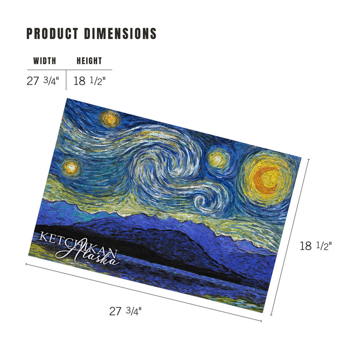 Ketchikan, Alaska, Starry Night, Jigsaw Puzzle