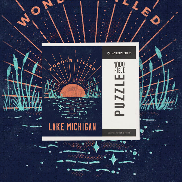 Lake Michigan, Lake Life Series, Wonder Filled, Jigsaw Puzzle