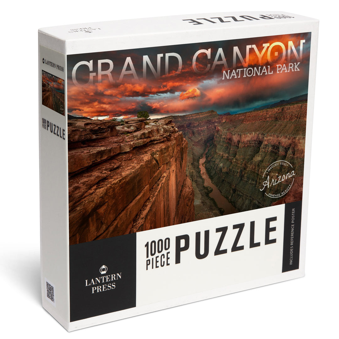 Grand Canyon National Park, Arizona, Red Sky, Jigsaw Puzzle