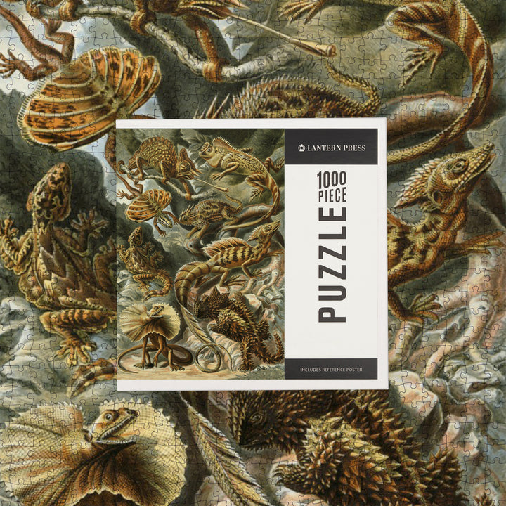 Ernst Haeckel, Lacertilia, 1000 Piece Jigsaw Puzzle