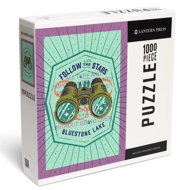 Bluestone Lake, WV, Lake Life Series, Follow The Stars, 1000 Piece Jigsaw Puzzle