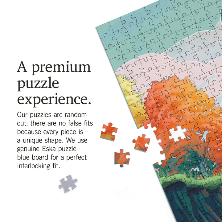 Ohio, Seek Adventure, River Rafting, Fall Colors, Jigsaw Puzzle