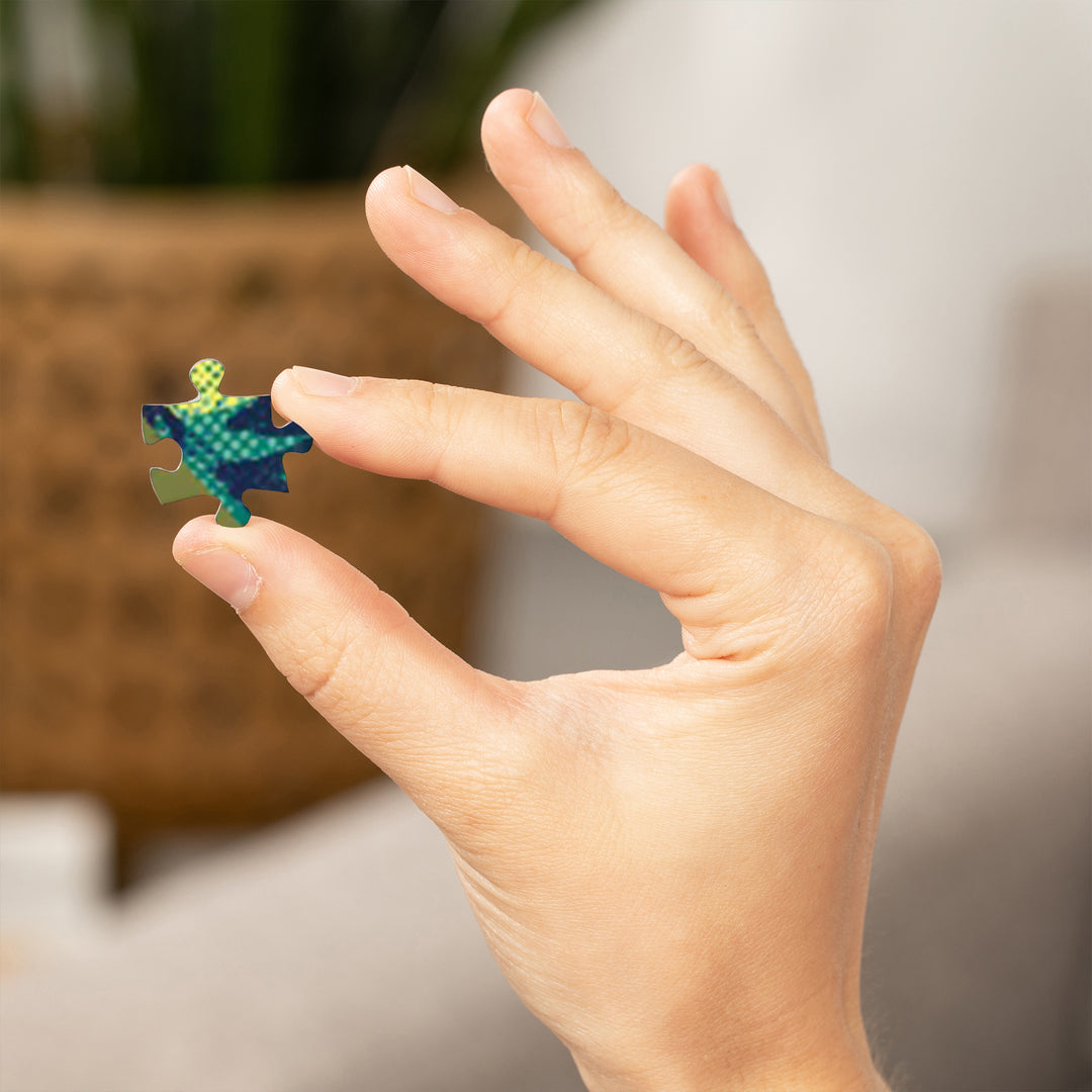 Upper Peninsula, Michigan, Lake Life Series, Camping Dreams, 1000 Piece Jigsaw Puzzle