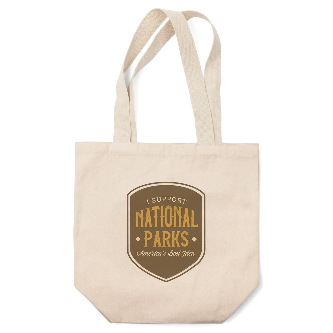 National Parks, I Support,, Tote Bag