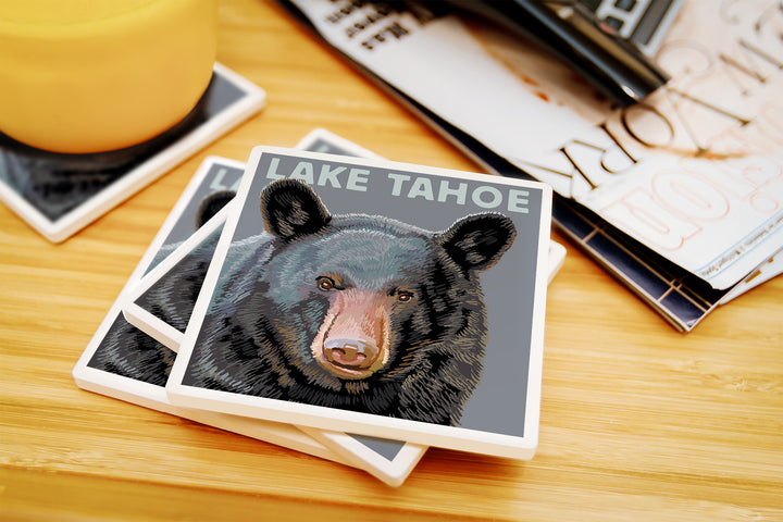 Lake Tahoe, Bear Face, Coaster Set