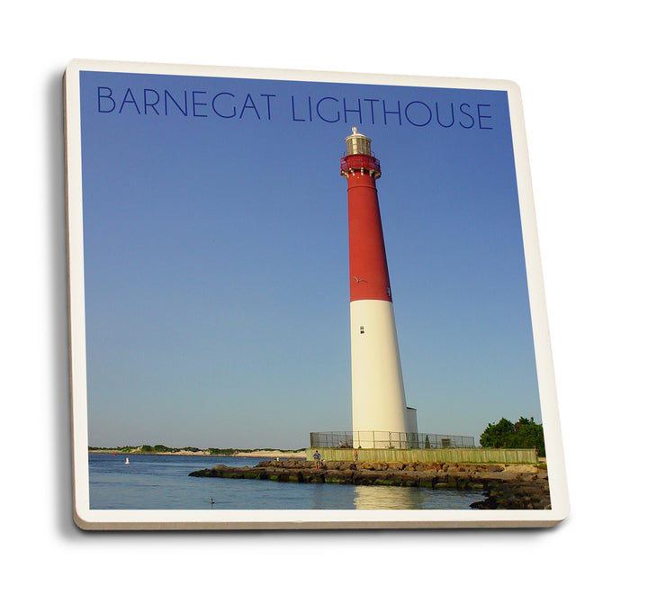 Barnegat Lighthouse Close Up, Coaster Set