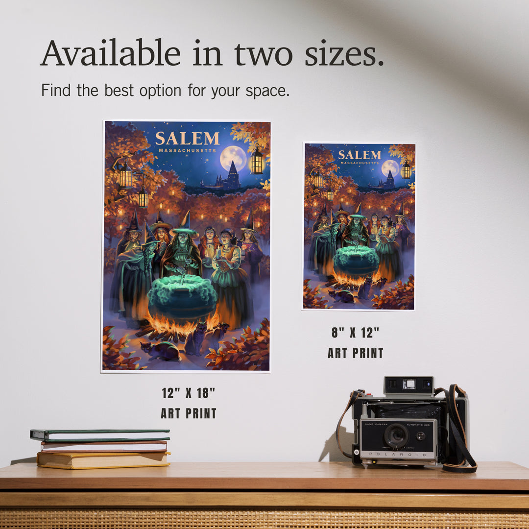 Salem, Massachusetts, Oil Painting, Witch's, Art & Giclee Prints