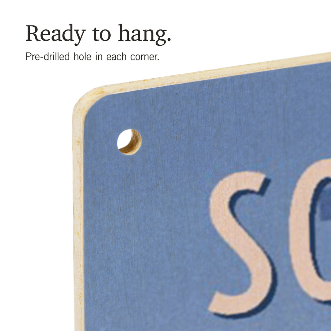 South Dakota, Chill on the Uphill, Ski Lift, Wood Signs and Postcards