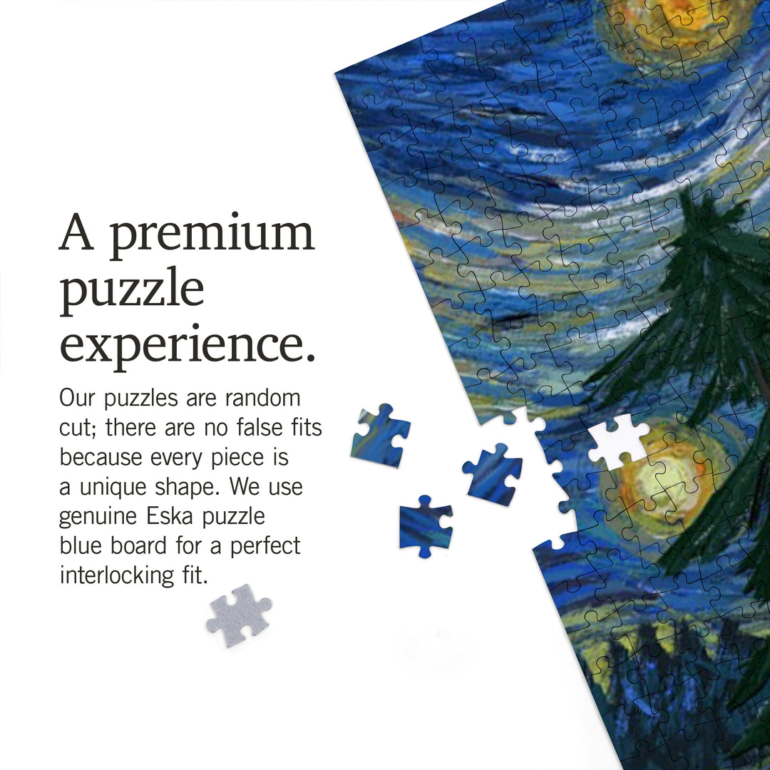 Mount Rushmore National Memorial, South Dakota, Starry Night, Jigsaw Puzzle