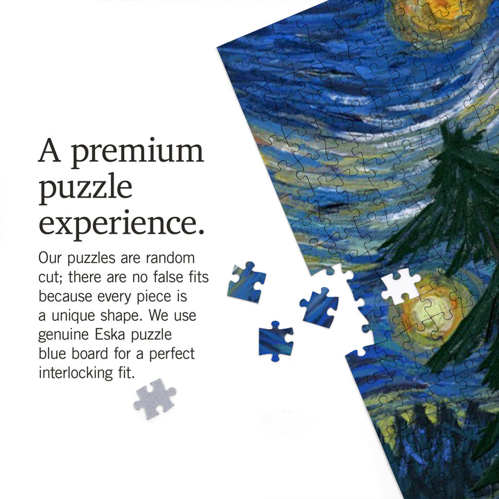 Mount Rushmore National Memorial, South Dakota, Starry Night, Jigsaw Puzzle