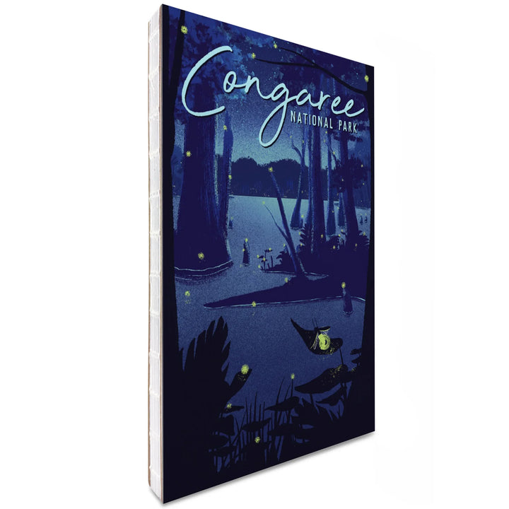 Lined 6x9 Journal, Congaree National Park, South Carolina, Fireflies, Lay Flat, 193 Pages, FSC paper