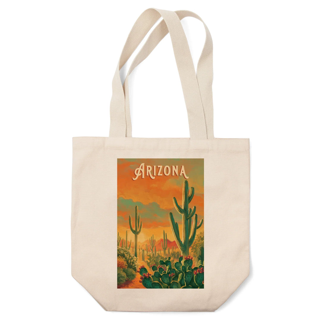 Arizona, Oil Painting National Park Series, Tote Bag