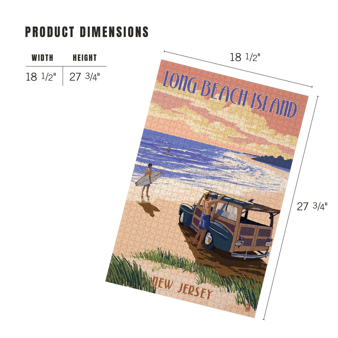 Long Beach Island, New Jersey, Woody On The Beach, 1000 Piece Jigsaw Puzzle