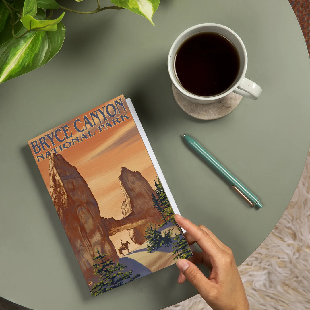 Lined 6x9 Journal, Bryce Canyon National Park, Utah, Tower Bridge, Painterly Series, Lay Flat, 193 Pages, FSC paper