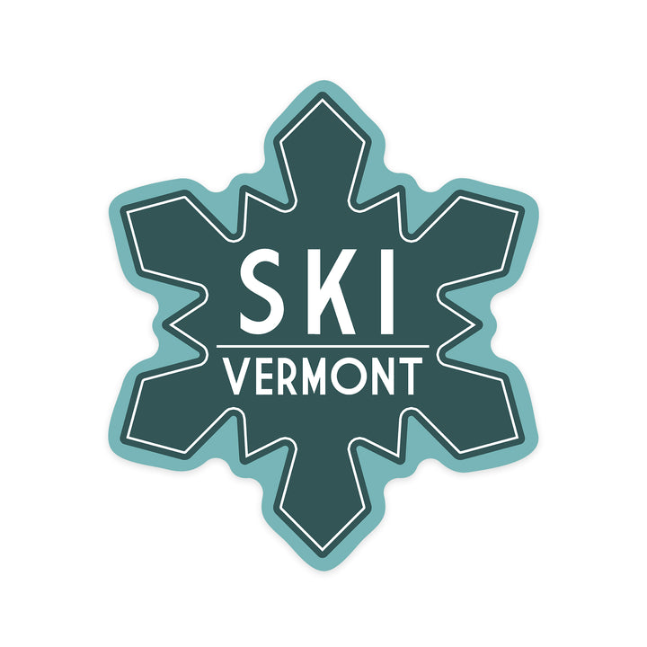 Ski Vermont, Simply Said, Contour, Vinyl Sticker