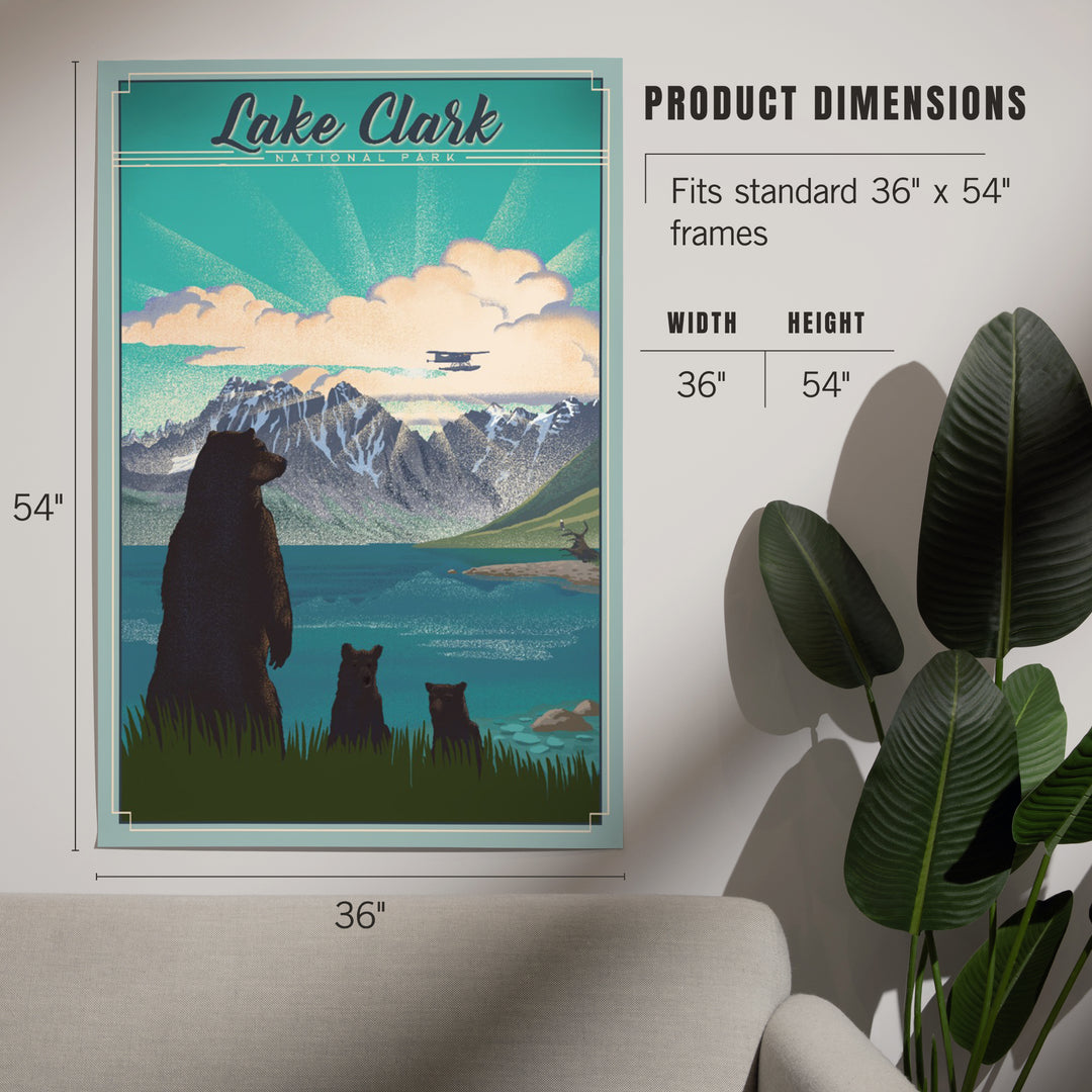 Lake Clark National Park, Alaska, Lithograph, Art & Giclee Prints