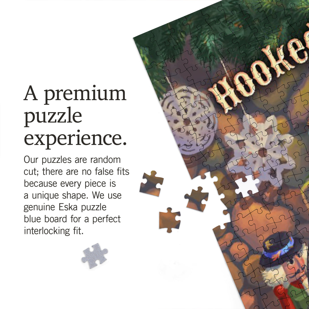 Hooked on Holidays, Oil Painting, Christmas Bass, Jigsaw Puzzle