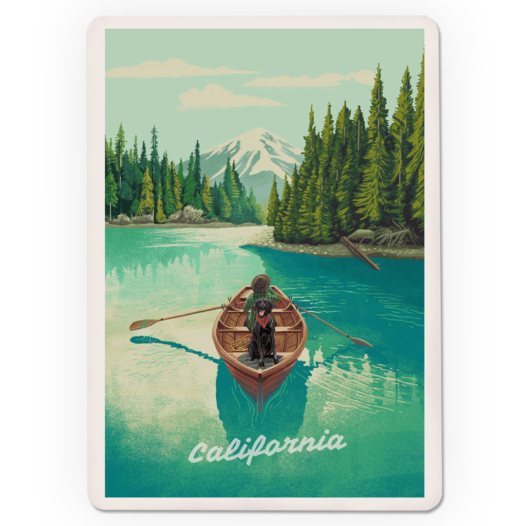 Playing Cards, California Quiet Explorer Boating, 52 Card Deck with Jokers in Box, Unique Art