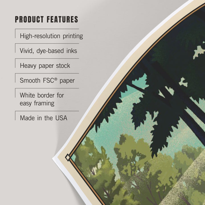 Hot Springs National Park, Lithograph, Art & Giclee Prints