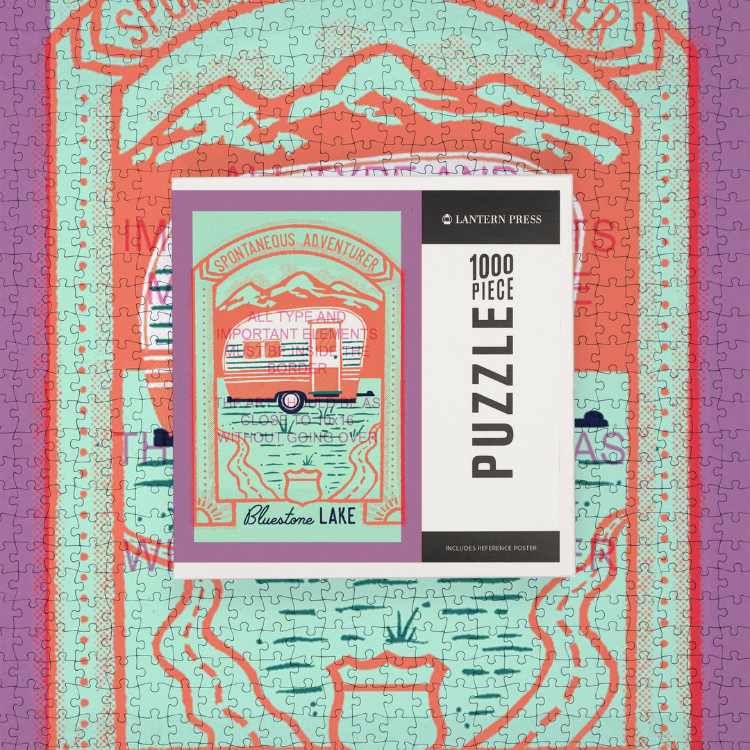 Bluestone Lake, WV, Lake Life Series, Spontaneous Adventurer, 1000 Piece Jigsaw Puzzle