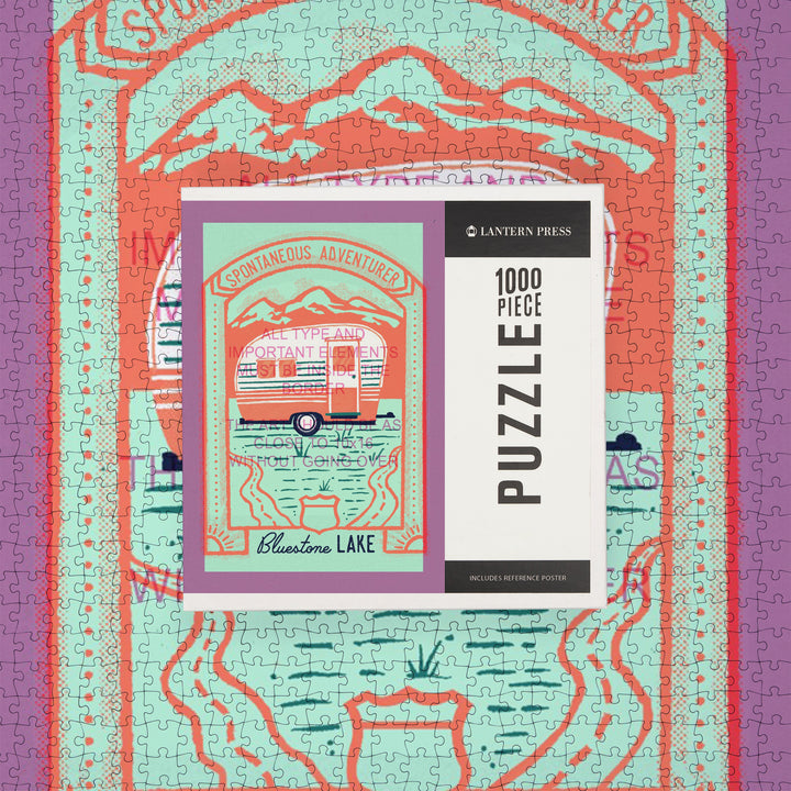 Bluestone Lake, WV, Lake Life Series, Spontaneous Adventurer, 1000 Piece Jigsaw Puzzle