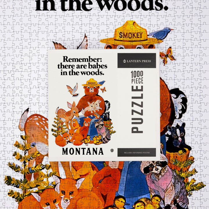 Montana, Smokey Bear, Babes in the Woods, Jigsaw Puzzle