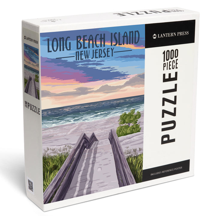 Long Beach Island, New Jersey, Beach Boardwalk, Jigsaw Puzzle