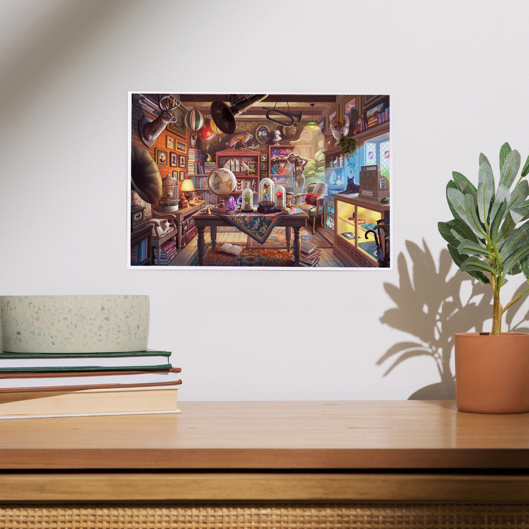 Oil Painting, Antique Store Cats, Art & Giclee Prints