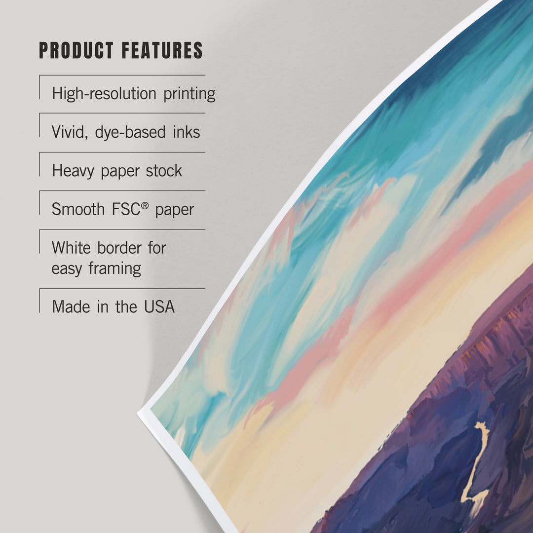 Grand Canyon National Park, Watchtower, Oil Painting, Art & Giclee Prints