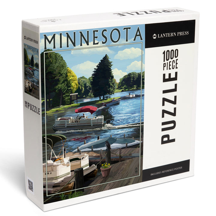 Minnesota, Pontoon Boats, 1000 Piece Jigsaw Puzzle
