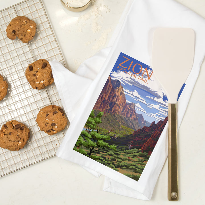 Zion National Park, Utah, Organic Cotton Kitchen Tea Towels