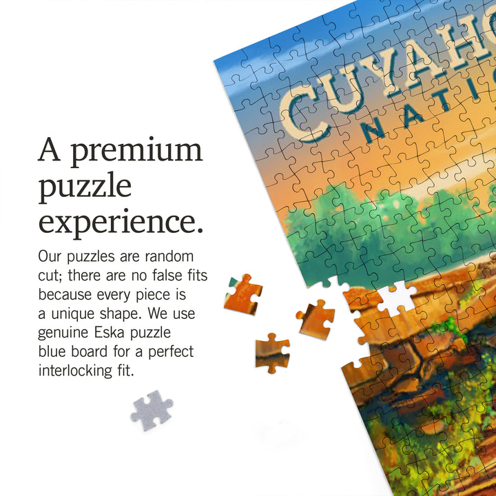Cuyahoga Valley National Park, Ohio, Oil Painting, Jigsaw Puzzle