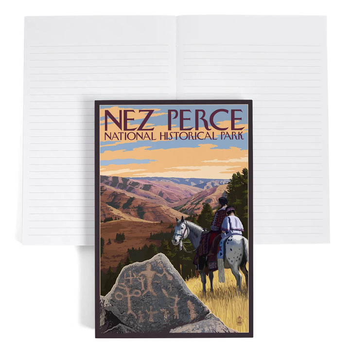 Lined 6x9 Journal, Nez Perce National Historical Park, Idaho, Lay Flat, 193 Pages, FSC paper
