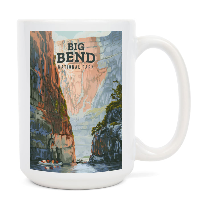 Big Bend National Park, Texas, Painterly National Park Series, Ceramic Mug