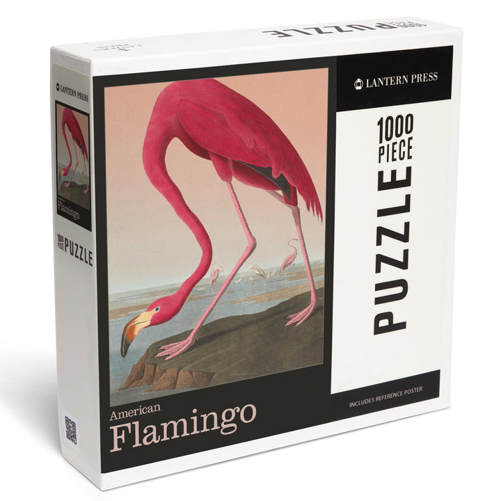 Audubon Birds of North America, Flamingo, 1000 Piece Jigsaw Puzzle