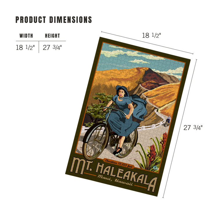 Mount Haleakalā, Hawaii, Bicycle, Jigsaw Puzzle