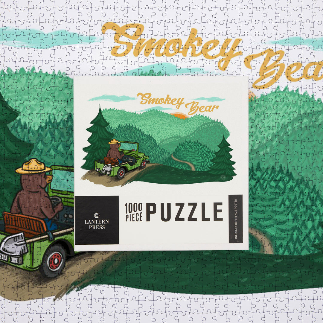 Smokey Bear Driving, Officially Licensed, Jigsaw Puzzle