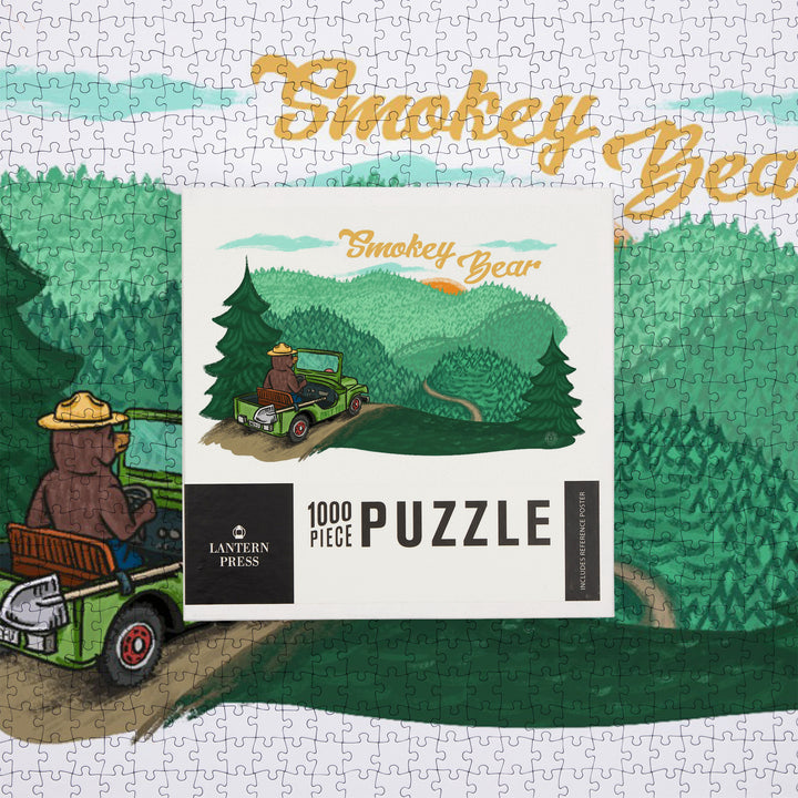 Smokey Bear Driving, Officially Licensed, Jigsaw Puzzle