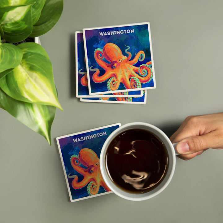 Washington, Vivid, Octopus, Coasters