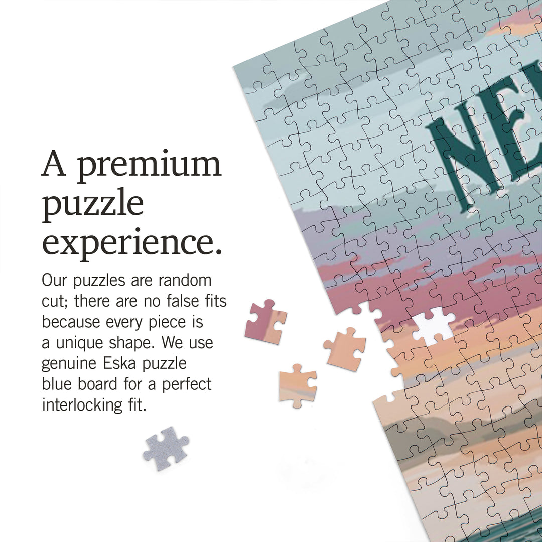 Newport, Rhode Island, Boardwalk, Jigsaw Puzzle
