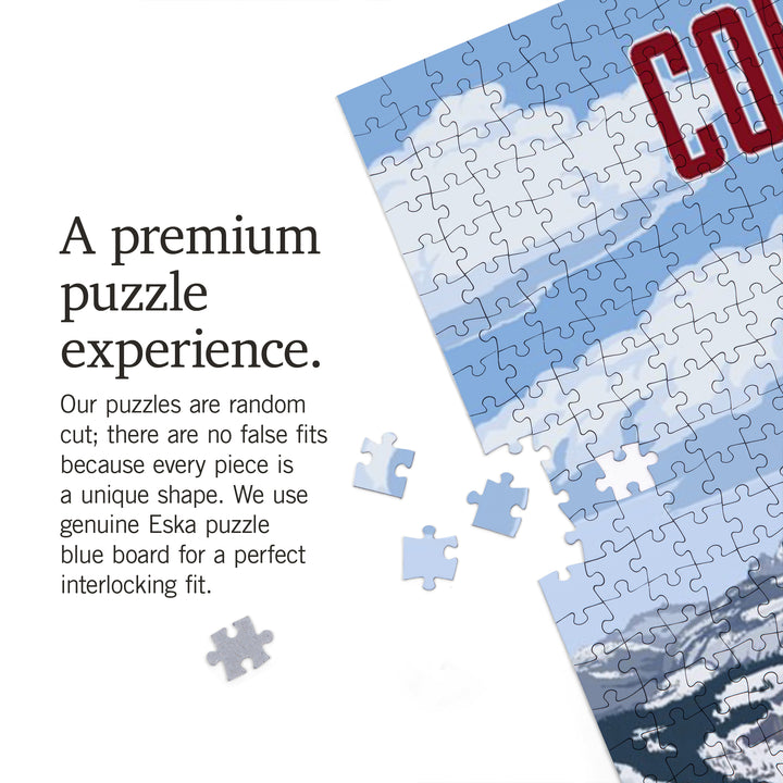 Colorado, Painterly, Enjoy The View, 1000 Piece Jigsaw Puzzle