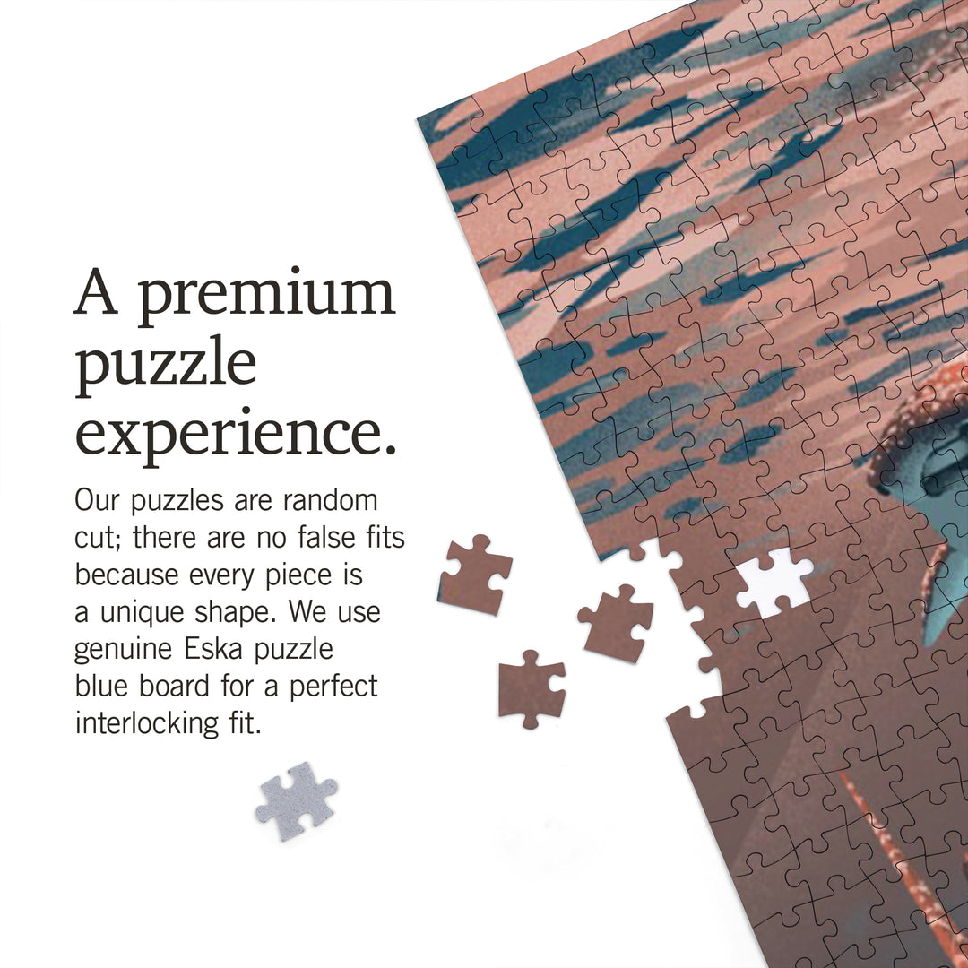 Lithograph, Whale Shark, 1000 Piece Jigsaw Puzzle