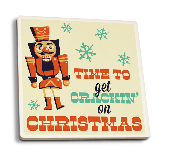 Nutcracker, Retro Christmas, Coaster Set