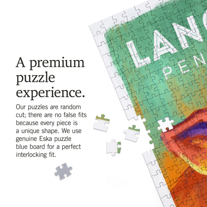 Lancaster, Pennsylvania, Vivid, Cow, 1000 Piece Jigsaw Puzzle