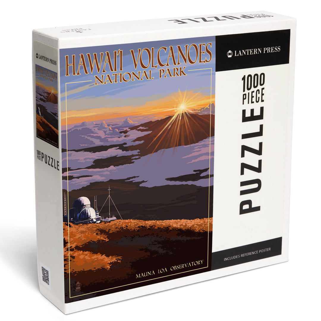 Hawaii Volcanoes National Park, Mauna Loa Observatory at Sunrise, Jigsaw Puzzle