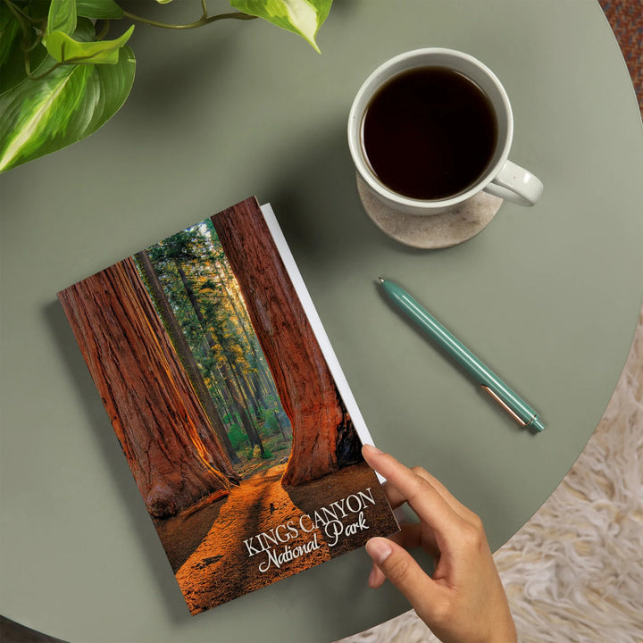 Lined 6x9 Journal, Kings Canyon National Park, California, Grants Grove, Lay Flat, 193 Pages, FSC paper