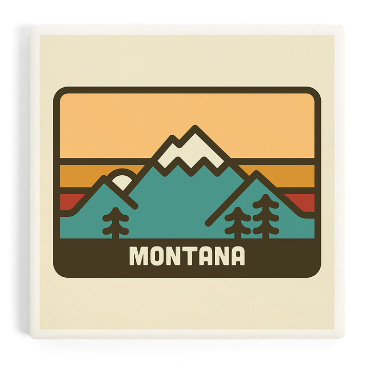 Montana, Simple, Mountain Range, Coasters