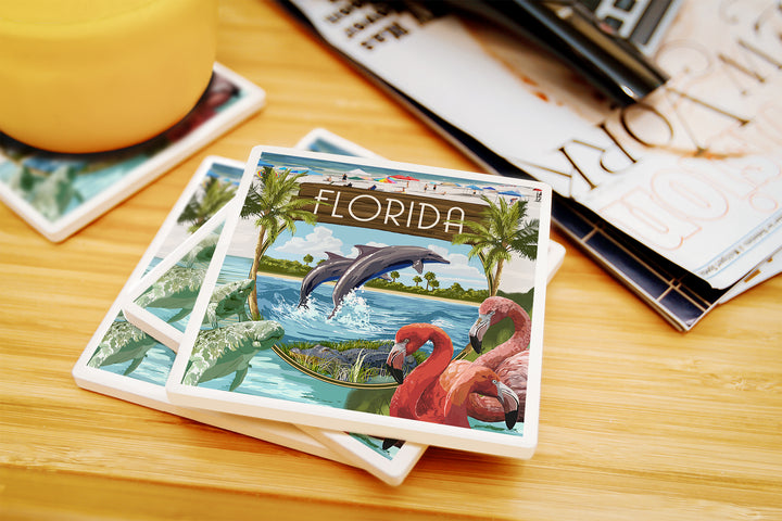 Florida, Montage, Coaster Set