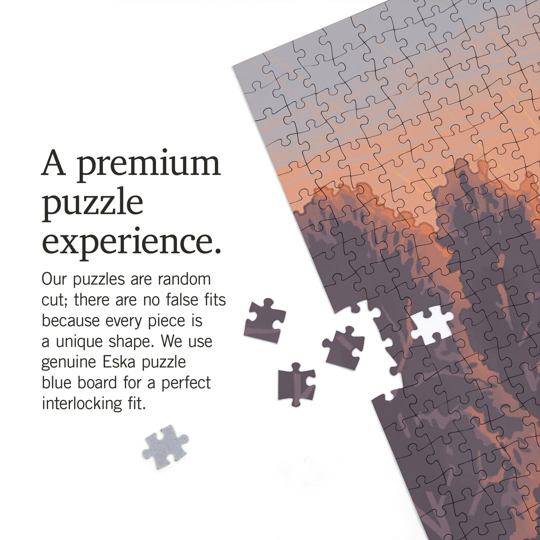 Idaho, This is Living, Fishing with Hills, 1000 Piece Jigsaw Puzzle