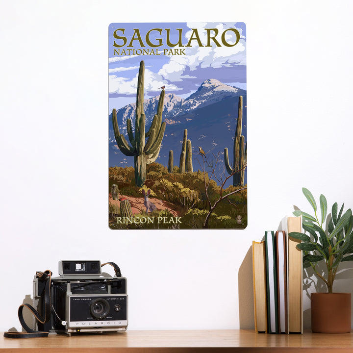 Saguaro National Park, Arizona, Rincon Peak, Metal Signs